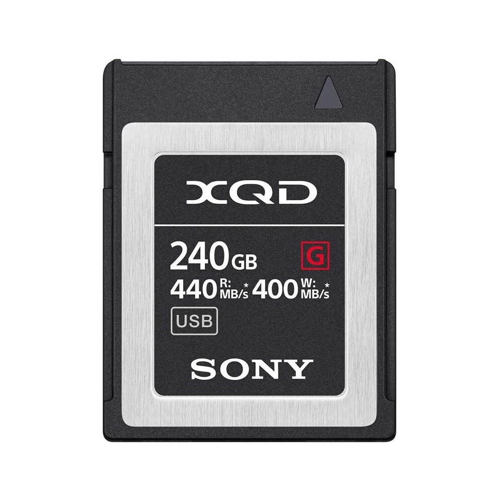 Sony 240GB (256GB pre format) 5x TOUGH XQD Flash Memory Card - High Speed G Series (Read 440MB/s and Write 400MB/s) - QDG250F
