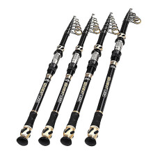 (3m) 2.4M 2.7M 3M 3.6M Carbon Telescopic Fishing Rod M Power Spinning Rod Sea Fishing