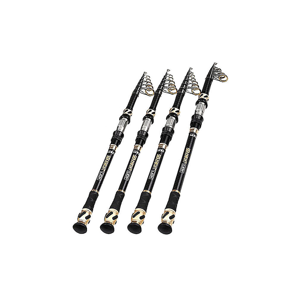 (3.6m) 2.4M 2.7M 3M 3.6M Carbon Telescopic Fishing Rod M Power Spinning Rod Sea Fishing