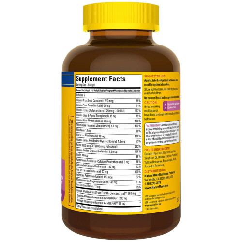 Nature Made Nature Made Prenatale Multi + DHA, 200 mg DHA, 150 softgels 1