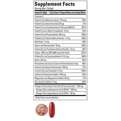 Nature Made Nature Made Prenatale Multi + DHA, 200 mg DHA, 150 softgels 2