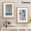 (A2 Pic (A1 Frame)) Oak Wooden Effect Picture Frame, Step Style Photo Frames, Wall Hanging Frames, Home Décor Frame With White Mount 7