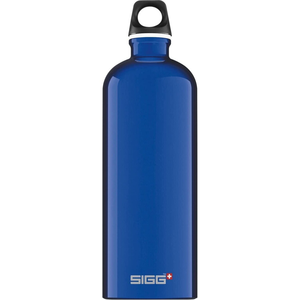 (1L, Dark Blue) Sigg Travel Water Bottle