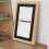 (A6 Pic (A5 Frame)) Oak Wooden Effect Picture Frame, Step Style Photo Frames, Wall Hanging Frames, Home Décor Frame With Black Mount 10