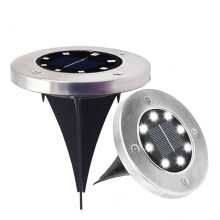 (1pcs) Solar Power Ground Lights Floor for Deck Garden