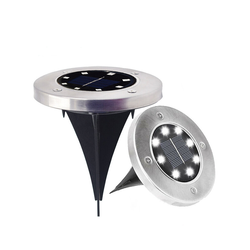 (1pcs) Solar Power Ground Lights Floor for Deck Garden