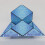 (Blue) Changeable Magnetic Magic Cube 3D Flip Puzzle Toys Gift 3