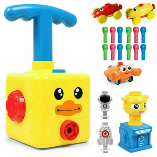 Inertia Balloon Powered Car Balloon Racers Aerodynamic Toy Car For Kid