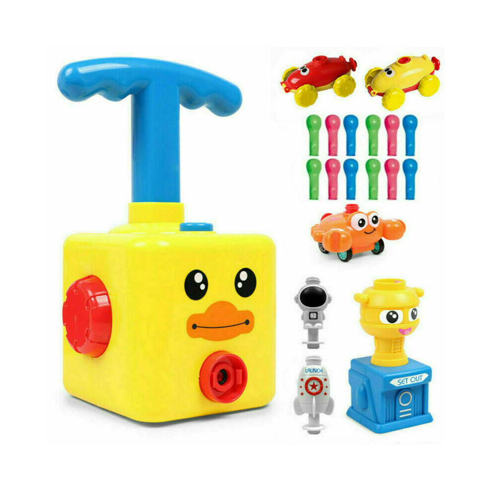 Inertia Balloon Powered Car Balloon Racers Aerodynamic Toy Car For Kid