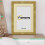 (6x4" Pic (8x6" Frame)) Gold Wooden Effect Picture Frame, Step Style Photo Frames, Wall Hanging Frames, Home Décor Frame With Ivory Mount 9