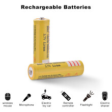 2x 18650 Li-ion 5001mAh Replacement Charge Battery for Remote Controller BC971