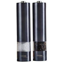 Cooks Professional Electric Salt and Pepper Mill Set | Graphite