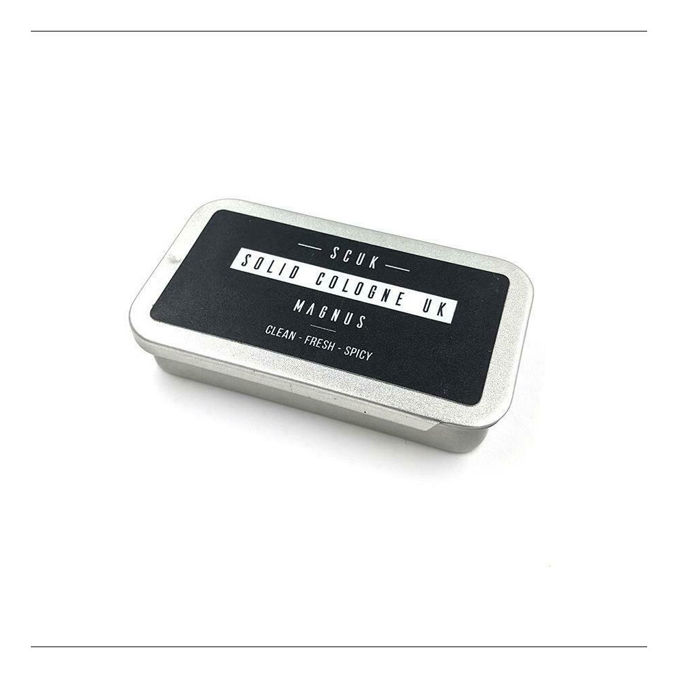 Solid Cologne UK Men's Wax Based Fresh Scented Aftershave - Magnus