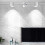 10W LED Ceiling spotlights Adjustable lamp body angle, white 5