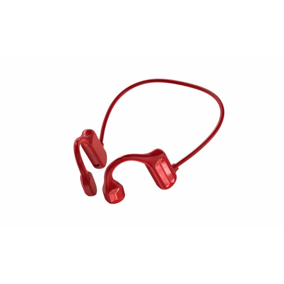 (Red) Bluetooth Wireless Sports Earphones