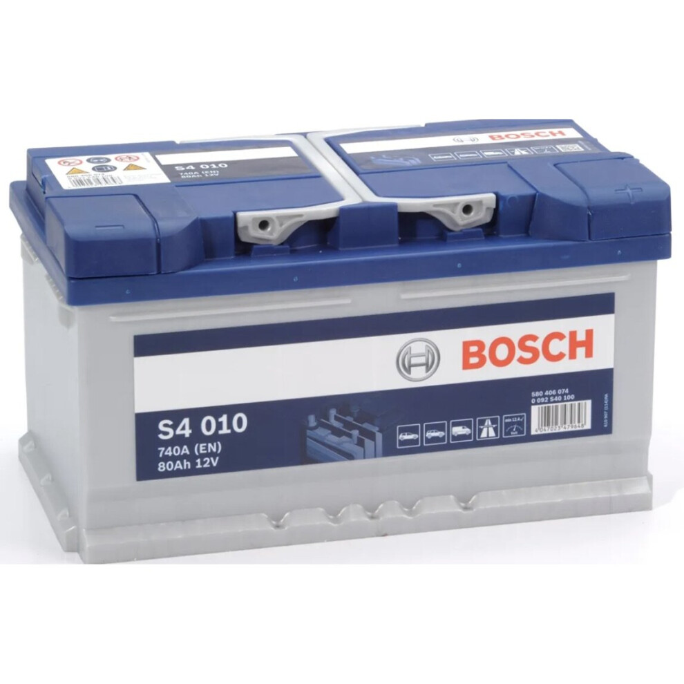 S4 010 Bosch Car Battery 12V 80Ah Type 110 S4010