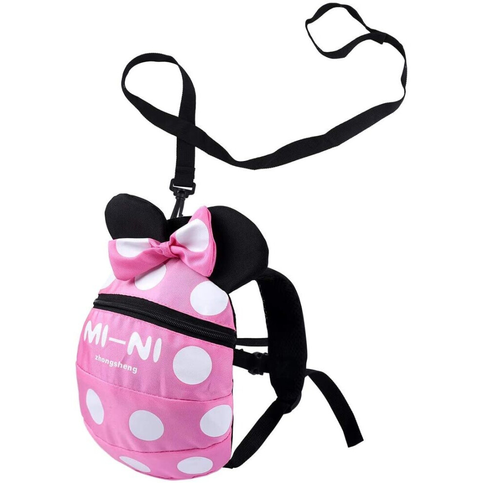 Baby Toddler Safety Harness Backpack Child Kids Cute Cartoon Strap Shoulder Backpack Bag With Reins Leash Rucksack Harness Walkers Tether Belt,For 1-5 Zhongsheng