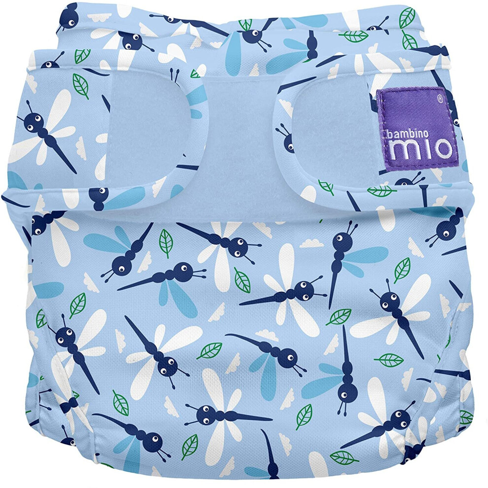 Bambino Mio, mioduo Reusable Nappy Cover, Dragonfly Daze, Size 1 (-image-OPC-P92HD9S-NEW