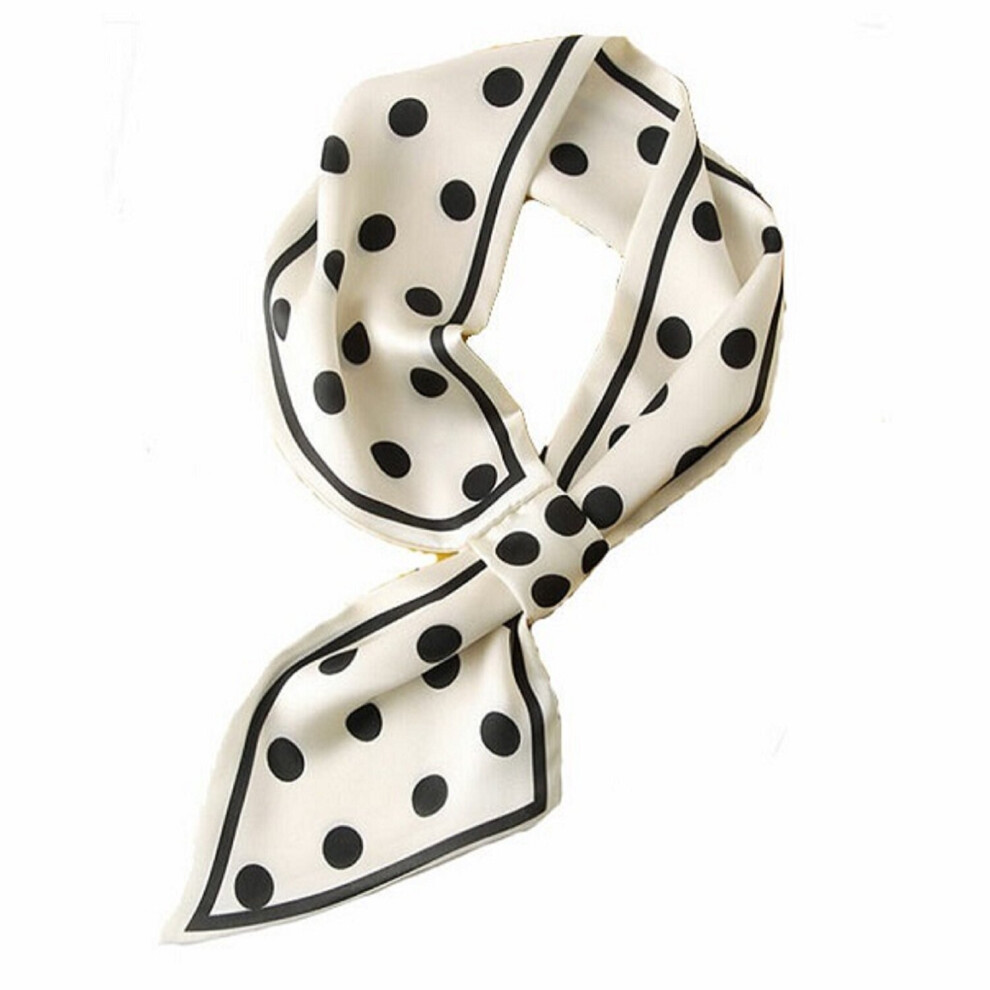 (White) Women's Fashionable Polka Dot Scarf