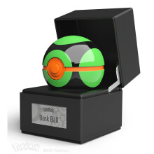 Replica Poké Ball Ocaso - Pokemon - 1:1 - Metallo - Ologramma - Custodia di presentazione
