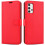 (Red) For Samsung A10 Wallet Case PU Leather Wallet Flip Phone Case 1