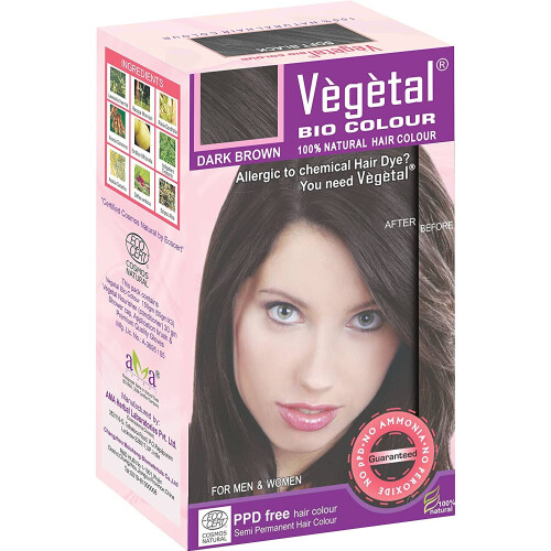 Colore Bio Vegetale - Marrone Scuro 150g.
