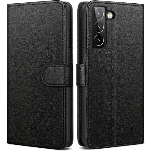 (Black) For Samsung S20 5G Wallet Case PU Leather Wallet Flip Phone Case