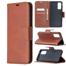(Brown) For Samsung S21 Plus 5G Wallet Case PU LeatherCase