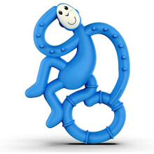 Matchstick Monkey Mini Monkey Teether, Blue