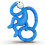 Matchstick Monkey Mini Monkey Teether, Blue 1