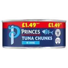 Princes Tuna Chunks in Brine 145g x 12
