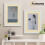 (A2 Pic (A1 Frame)) White Wooden Effect Picture Frame, Step Style Photo Frames, Wall Hanging Frames, Home Décor Frame With Ivory Mount 15