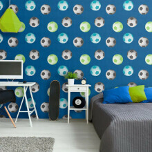 Catherine Lansfield Football Wallpaper Children's Bedroom Wall Paper Rolls