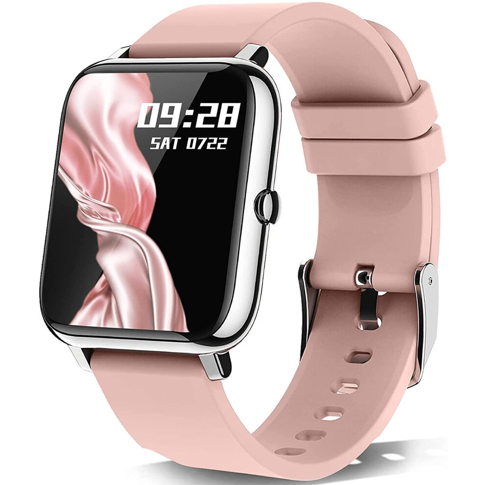 Waterproof Ip67 Smartwatch For Women For Android Ios Fitness Tracker Pink 9183850344331