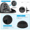 Wireless Car Charger, 15W Fast Charging Phone Holder Mount Dashboard 4