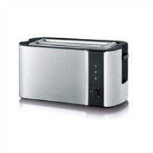 Torradeira - SEVERIN - 2590 - 2 slots - 1400W - aço inoxidável escovado/preto