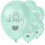 Baby Shower Party Decorations 'Oh Baby' Printed Mint Green Balloons Pack of 6 1