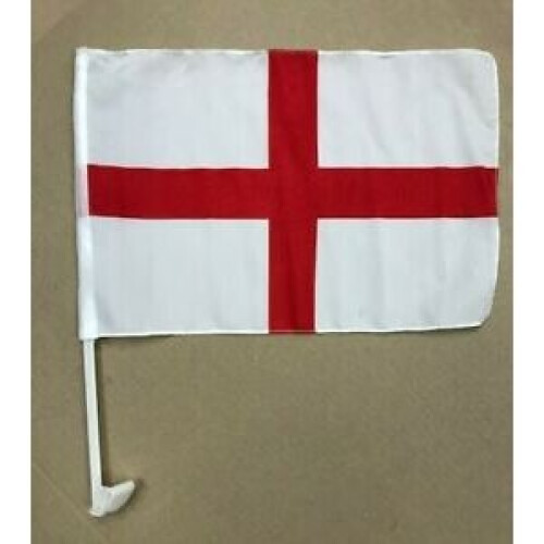England St George Car Flag - Pack of 4 2