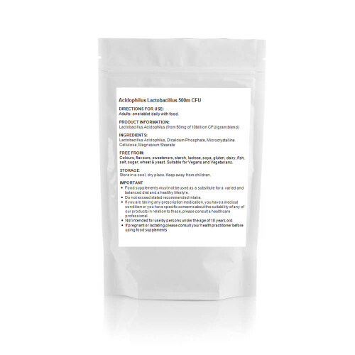 Natural Probiotic (Lactobacillus Acidophilus) 30 Tablets (V) - UK 1