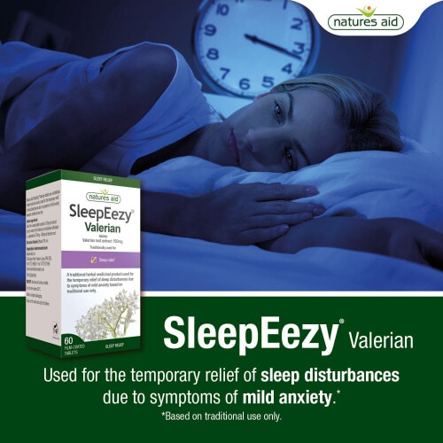Natures Aid Natures Aid SleepEezy Valerian Root Extrac 60 Tablet X 2 1