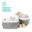 LIVIVO (2PCS LARGE ) LIVIVO Large Canvas Storage Baskets Fabric Cotton Rope Handle Box Cube Cloth Foldable 4