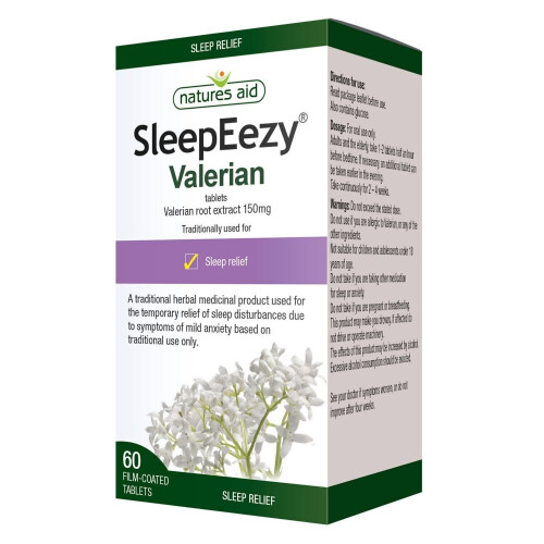 Natures Aid Natures Aid SleepEezy Valerian Root Extrac 60 Tablet X 3