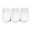 LIVIVO (3PCS MEDIUM ) LIVIVO Large Canvas Storage Baskets Fabric Cotton Rope Handle Box Cube Cloth Foldable 9