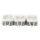 LIVIVO (3PCS MEDIUM ) LIVIVO Large Canvas Storage Baskets Fabric Cotton Rope Handle Box Cube Cloth Foldable 10