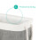 LIVIVO (2PCS LARGE ) LIVIVO Large Canvas Storage Baskets Fabric Cotton Rope Handle Box Cube Cloth Foldable 7
