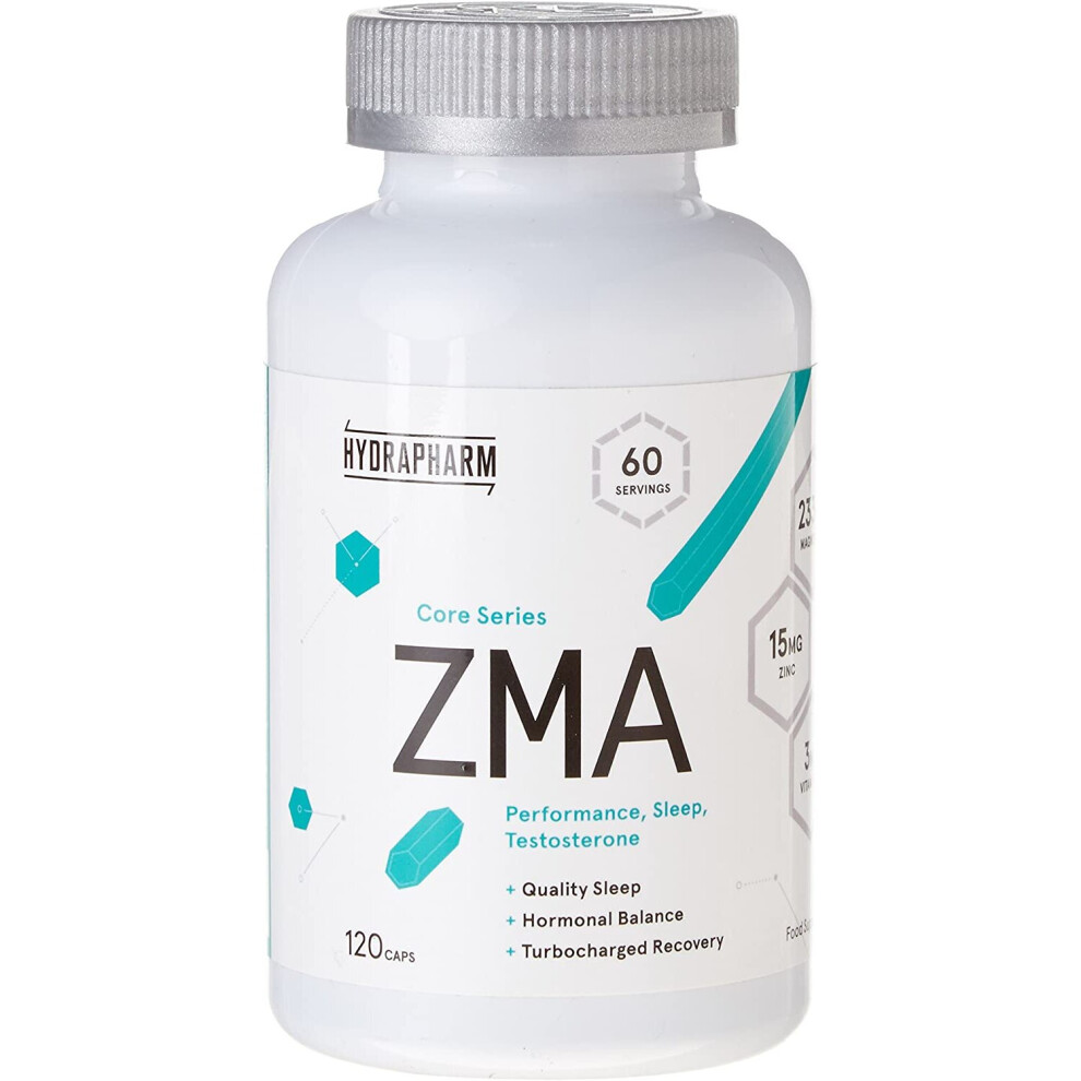 Hydrapharm ZMA Capsules - Pack of 120