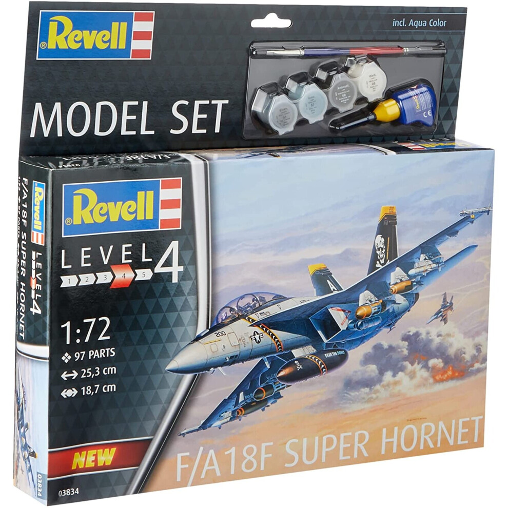 Revell Model Set F/A18F Super Hornet With Paints