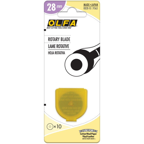 OLFA Rotary Blade 28mm 10/Pkg-RB28-10