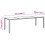 VidaXL vidaXL Gartentisch 250x100x75 cm Hartglas und Poly Rattan Grau 5