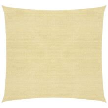 (beige, 4 x 4 m) vidaXL Sunshade Sail 160 g/m² HDPE Patio Sunscreen Outdoor Canopy Party Tent
